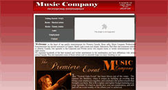 Desktop Screenshot of musiccompany.net