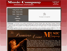 Tablet Screenshot of musiccompany.net